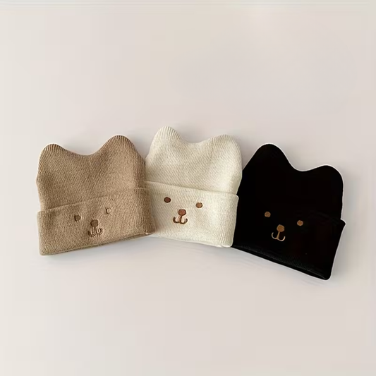 3 Pack Baby Bear Beanie