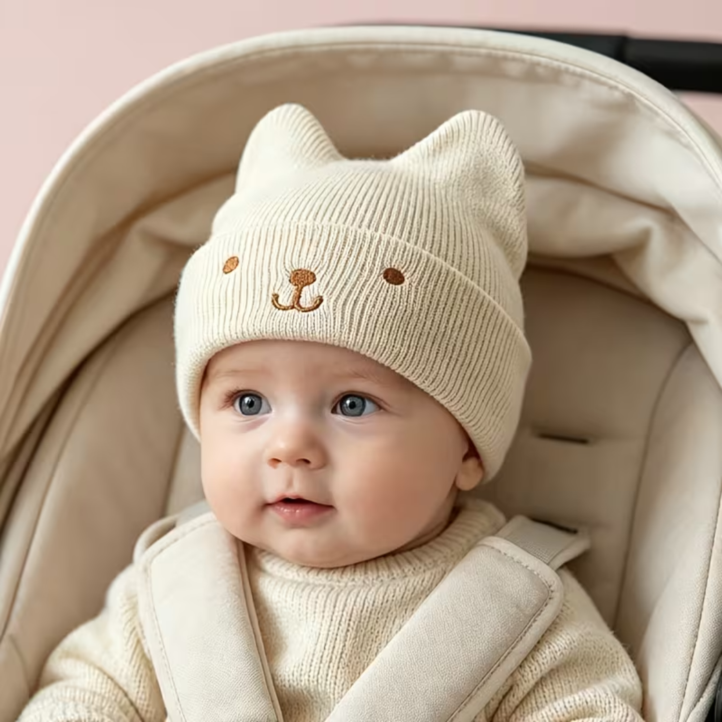 3 Pack Baby Bear Beanie